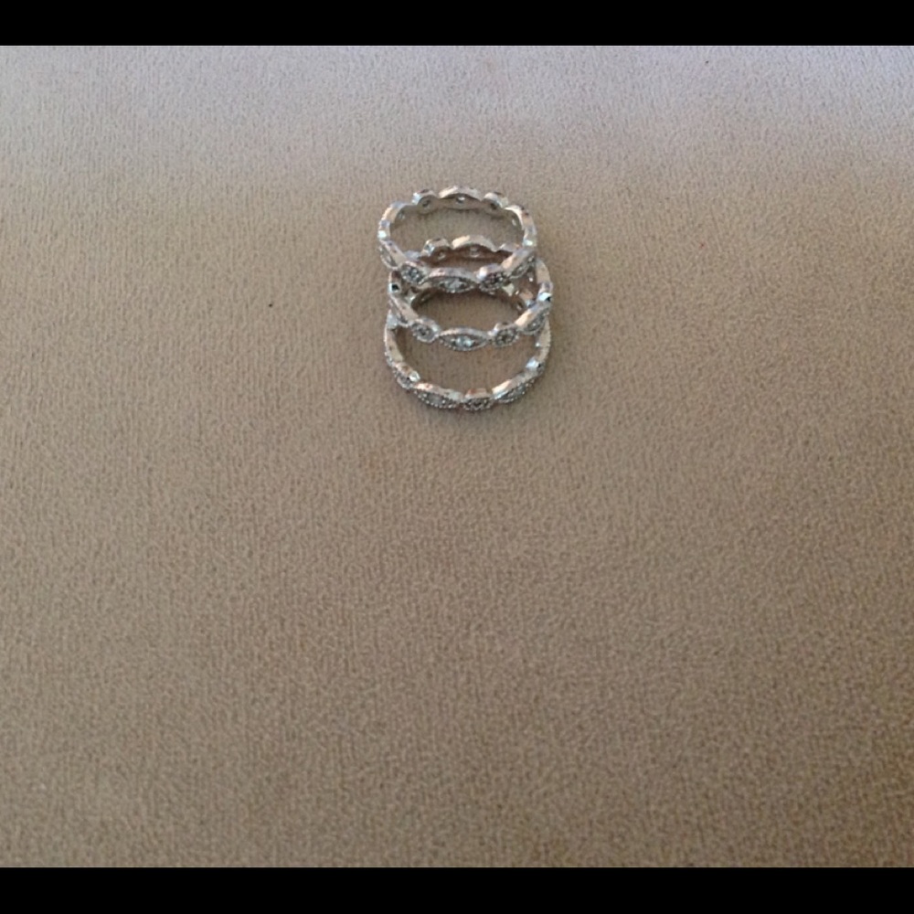 Stella & Dot ring set.